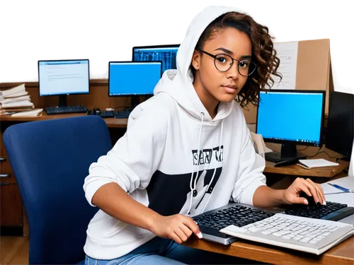 girl at the computer,blur office background,computerologist,secretarial,programadora,girl studying,distance learning,online learning,computer freak,computer science,image editing,school administration software,online courses,student information systems,photoshop school,paraprofessional,photo editing,elearning,stenographers,bibliographer,Illustration,Realistic Fantasy,Realistic Fantasy 21