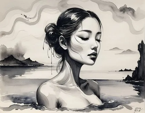 Moonlit Serenity by the Sea ,Passion Sexy Painting ,Naked Woman  Abstract Body Art Oil Painting
,jianfeng,jianying,girl on the river,yongjia,xuebing,xueying,yanzhao,xiaofei,yuanpei,vietnamese woman,zu