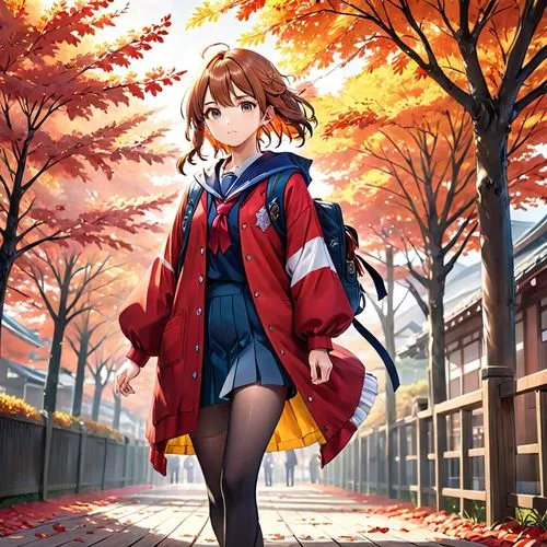 suzumiya,autumn background,haruhi,autumns,megumi,kumiko,Anime,Anime,General