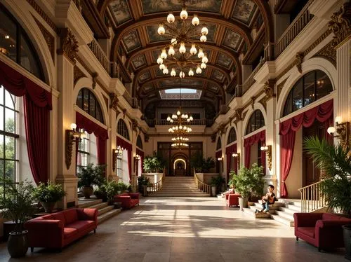 residenz,biltmore,mainau,corridor,royal interior,dolmabahce,karlsruher,banff springs hotel,crown palace,hotel hall,nemacolin,hallway,entrance hall,winterthur,atriums,cliveden,kurhaus,inside courtyard,lobby,karlsruhe