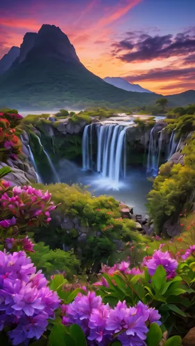 purple landscape,splendor of flowers,beautiful landscape,landscape background,landscapes beautiful,nature landscape,colorful background,fantasy landscape,full hd wallpaper,flower background,natural scenery,flower water,landscape nature,mountain landscape,background colorful,natural landscape,background view nature,mountain spring,splendid colors,the natural scenery,Photography,General,Natural