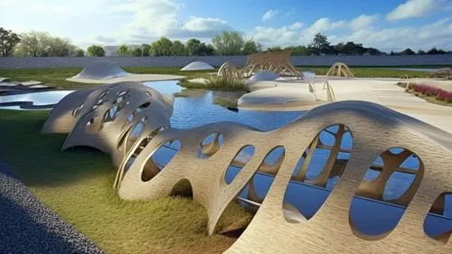 ecovillages,superadobe,futuroscope,earthship,futuristic architecture,futuristic art museum,Photography,General,Realistic