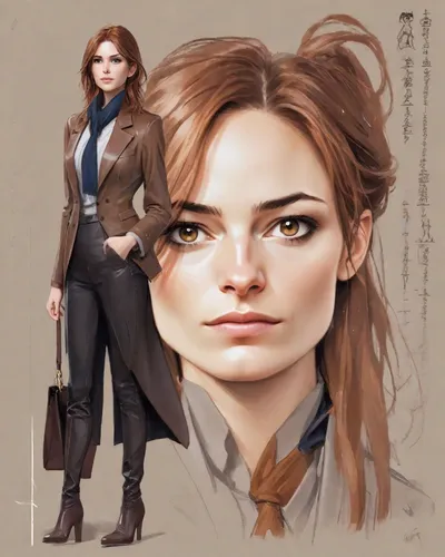 katniss,fashion illustration,fashion vector,concept art,vanessa (butterfly),clary,game illustration,woman in menswear,fashion sketch,vesper,sci fiction illustration,female doctor,spy visual,main character,sprint woman,cg artwork,illustrator,costume design,lara,businesswoman,Digital Art,Character Design