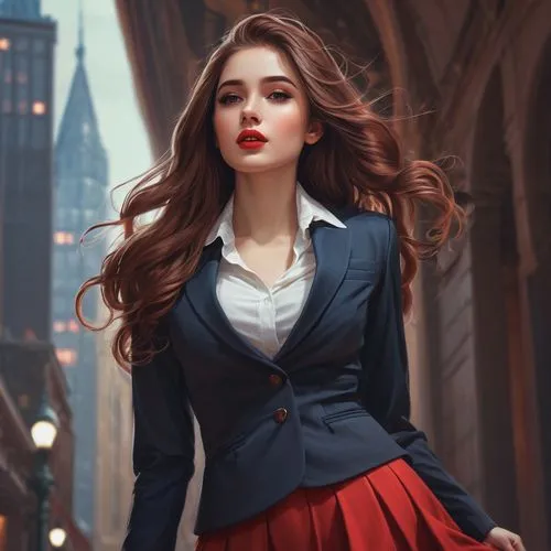 scarlet witch,business girl,young woman,businesswoman,woman walking,female model,Conceptual Art,Fantasy,Fantasy 17