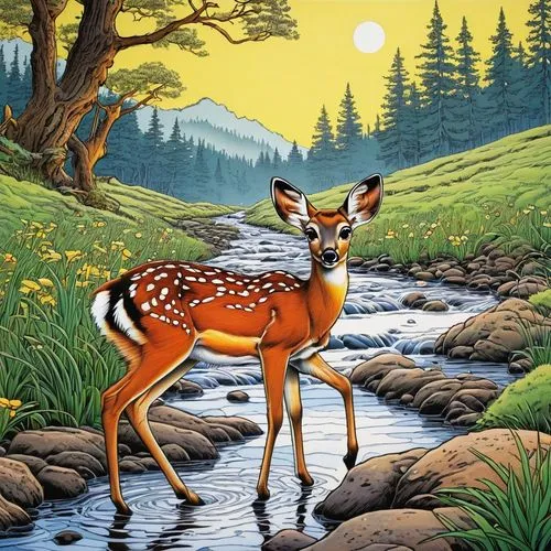 deer illustration,dotted deer,pere davids deer,fawn,deer in tears,deer drawing,white-tailed deer,european deer,red-necked buck,bambi,spotted deer,david bates,male deer,deer,glass painting,beulah,fawns,chital,rehe,deer with cub,Illustration,Black and White,Black and White 06