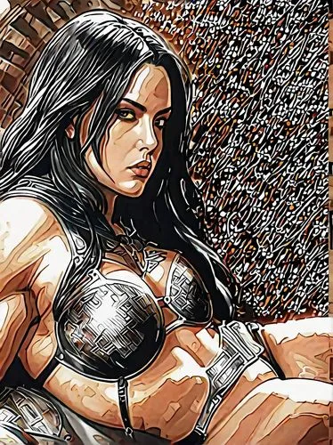 muscle woman,hard woman,comic halftone woman,female warrior,wonder woman,wonder woman city,strong woman,wonderwoman,strong women,barbarian,background ivy,warrior woman,woman strong,ronda,body-building,lady honor,barb wire,muscular,muscle icon,workout icons,Conceptual Art,Fantasy,Fantasy 07