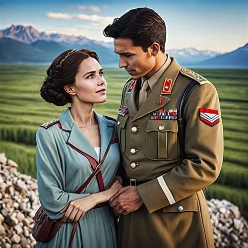 vintage man and woman,lyudmila,vintage boy and girl,allied,zamperini,colorization,armistice,tereshkova,atonement,ilsa,isonzo,world war ii,bavarians,hechtman,wwii,francaise,privates,ceausescu,durruti,sedensky,Photography,General,Realistic