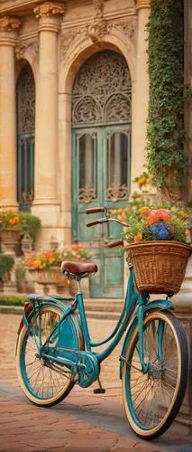 velib,provence,city bike,floral bike,bicyclette,bicycle,woman bicycle,pashley,bicycle ride,bicycles,blue pushcart,flower cart,provencal,parisian,old havana,bicycled,celebici,bike basket,milanesi,rickshaw,Conceptual Art,Oil color,Oil Color 25