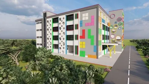 residencial,3d rendering,facade painting,colorful facade,appartment building,multistorey,edificio,multistory,condominia,habitaciones,apartment building,vivienda,sketchup,new housing development,apartment block,passivhaus,sky apartment,render,redevelop,cube stilt houses