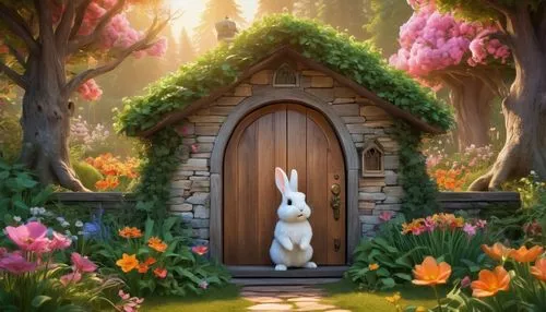 fairy door,easter background,garden door,lapine,peter rabbit,hare window,Photography,Artistic Photography,Artistic Photography 07