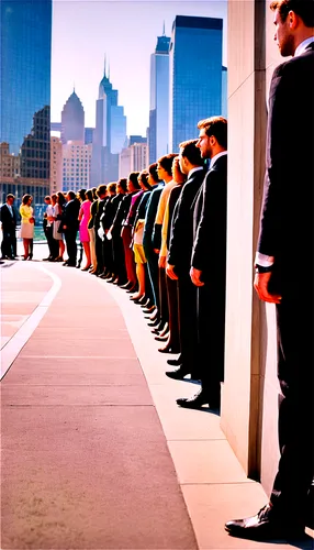 human chain,regimentation,nonconformity,rencen,salarymen,queues,longlines,the observation deck,bankers,breadline,uniformity,throngs,regimented,businesspeople,lined up in order,telecommuters,racegoers,jobseekers,conformity,cbot,Illustration,Realistic Fantasy,Realistic Fantasy 40