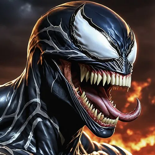 Venom (Marvel Comics) as a Mortal Kombatant (close up),venom,antivenom,symbiote,symbiotes,shadowhawk,ryuk,venomously,darkhawk,venomous,carnage,gigan,nekron,gwangi,vritra,orm,chitauri,eradicator,pthras