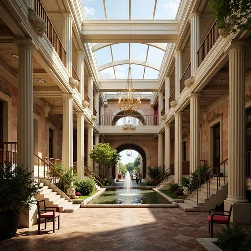 philbrook,atriums,opryland,nemacolin,glyptotek,brenau,wintergarden,stonebriar,colonnades,courtyards,rosecliff,peabody institute,cochere,breezeway,galleria,neoclassical,peristyle,palladianism,bryanston,sursock