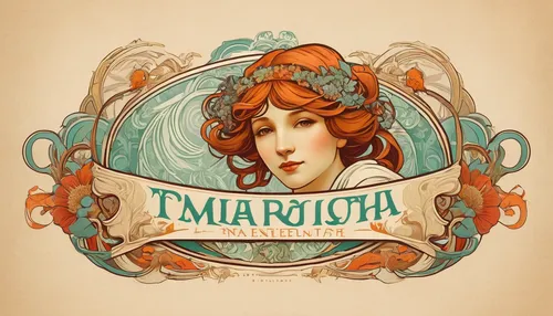 mucha,cd cover,horn of amaltheia,art nouveau design,vintage ilistration,vintage illustration,ethel barrymore - female,amaretto,the enchantress,cover,ephemera,margarite,enamel,art nouveau,vintage anise green background,vintage girl,vintage female portrait,amethist,vintage woman,embossed,Illustration,Retro,Retro 03