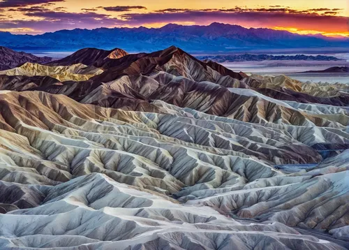 Zabriskie point in Death Valley National Park,death valley,great dunes national park,braided river,badwater basin,gobi desert,mountainous landforms,the gobi desert,death valley np,the landscape of the