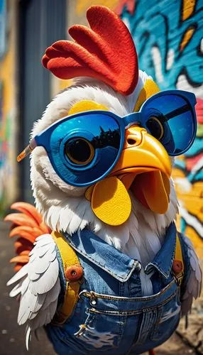 pubg mascot,caique,bantam,fowl,cockerel,perico,vintage rooster,chicken bird,yellow chicken,guacamaya,landfowl,fashionista,polish chicken,stylish boy,summer plumage,big bird,city pigeon,chicken 65,chicken,avian,Art,Classical Oil Painting,Classical Oil Painting 08