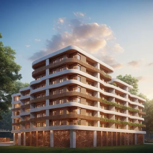 residencial,inmobiliaria,condominia,wooden facade,apartment building,appartment building,italtel,hoboken condos for sale,condominium,immobilier,3d rendering,penthouses,plattenbau,multistorey,apartments,residential tower,block balcony,immobilien,escala,habitaciones,Photography,General,Commercial