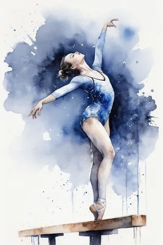 pointes,blue painting,pointe,watercolor blue,dance with canvases,gymnastique,ballet dancer,forsythe,balanchine,dancer,bayadere,quidam,ballet,balletic,balletto,vishneva,radetsky,rambert,ratmansky,vaganova,Illustration,Paper based,Paper Based 20