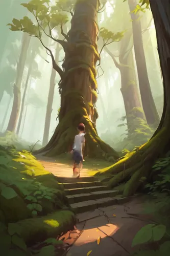 forest path,druid grove,forest walk,wooden path,forest background,monkey island,the forest,pathway,forest road,wander,forest,chestnut forest,cartoon forest,game illustration,devilwood,the path,the woo