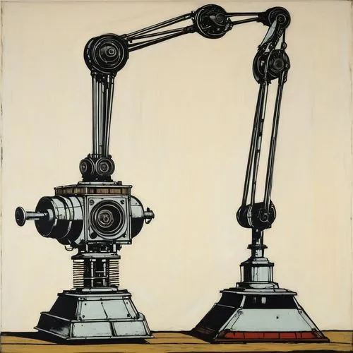 droids,tripods,double head microscope,camera illustration,theodolite,industrial robot,droid,servo,robots,gernsback,robot icon,radiophone,radiometers,automatons,transmitters,machineries,roboticists,robotics,duplicators,robotlike,Art,Artistic Painting,Artistic Painting 01