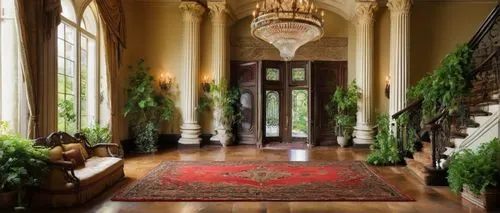 foyer,entrance hall,entryway,interior decor,hallway,royal interior,victorian room,ornate room,villa balbianello,entranceway,house entrance,home interior,biedermeier,driehaus,sitting room,villa cortine palace,lobby,anteroom,dolmabahce,interior decoration,Art,Classical Oil Painting,Classical Oil Painting 44