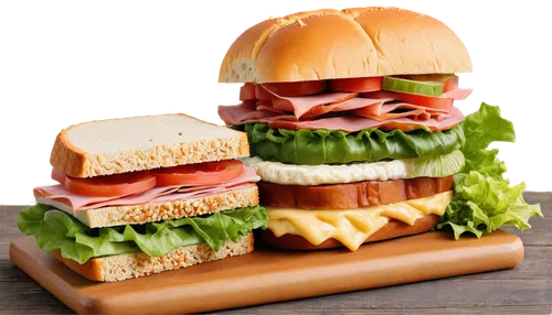 Delicious sandwiches, solo, various types, freshly made, crispy crust, soft bread, juicy fillings, lettuce, tomato, cheese, ham, turkey, roast beef, bacon, mayonnaise, ketchup, mustard, wooden cutting