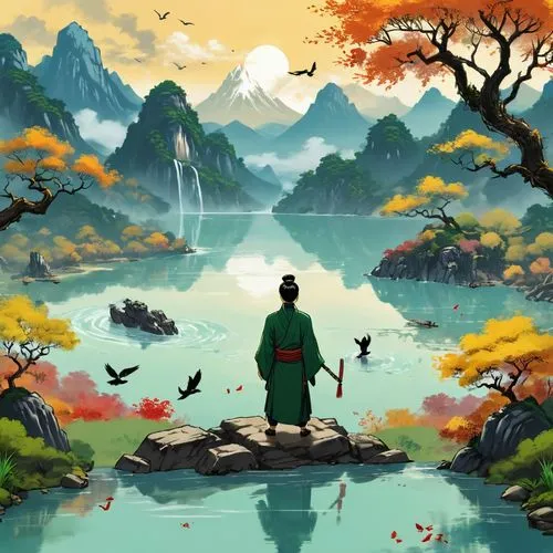 konietzko,world digital painting,sokka,mulan,shenmue,chuseok,beautiful wallpaper,zatoichi,landscape background,iroh,autumn background,maoyuan,jianfei,bird kingdom,dalixia,zen,hyrule,kanto,game illustration,champloo,Unique,Design,Character Design