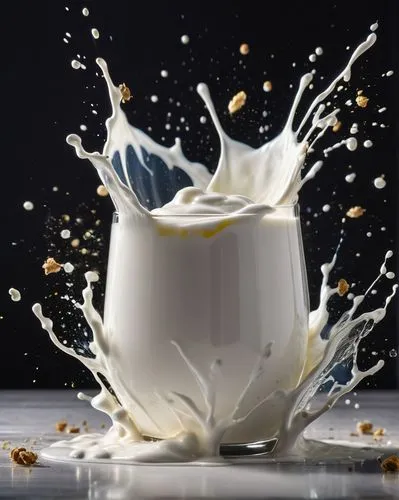 exploding glass of yogurt in slow motion , with bullet travelling at speed,milk splash,condensed milk,drops of milk,milk pitcher,evaporated milk,powdered milk,splash photography,grain milk,non-dairy c