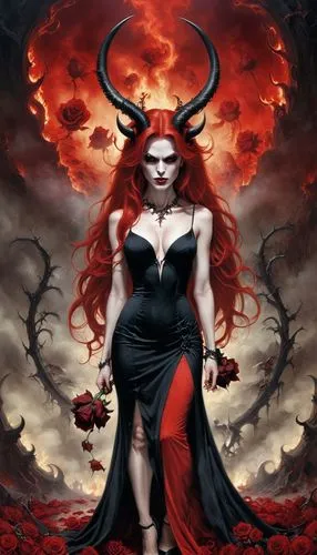 demona,satana,demoness,devil,huiraatira,demonomicon,melisandre,infernal,azazel,bedevil,epica,abaddon,lilith,evil woman,demonata,samhain,niobe,rasputina,samael,scarlet witch,Conceptual Art,Fantasy,Fantasy 29