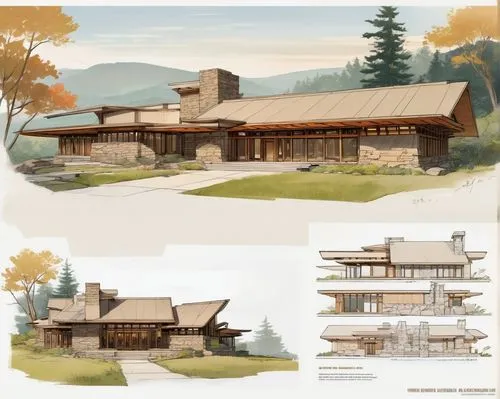 renderings,sketchup,log home,mid century house,house drawing,house in the mountains,cabins,chalet,fallingwater,cantilevers,lodges,timber house,house in mountains,revit,house with lake,bohlin,treehouses,the cabin in the mountains,elevations,forest house,Unique,Design,Character Design