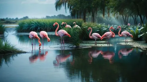 cuba flamingos,flamingoes,flamingos,greater flamingo,flamingo couple,pink flamingo