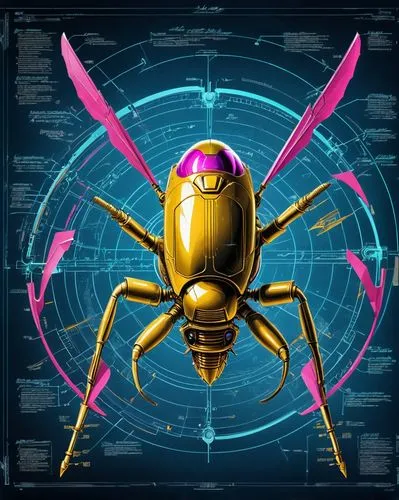 drone bee,scarab,scarabs,wasp,hornet,pink vector,bugs,arthropod,spyder,mobile video game vector background,bug open,beetle,insect,yellow jacket,game illustration,silk bee,bot icon,life stage icon,apiarium,arachnid,Unique,Design,Blueprint