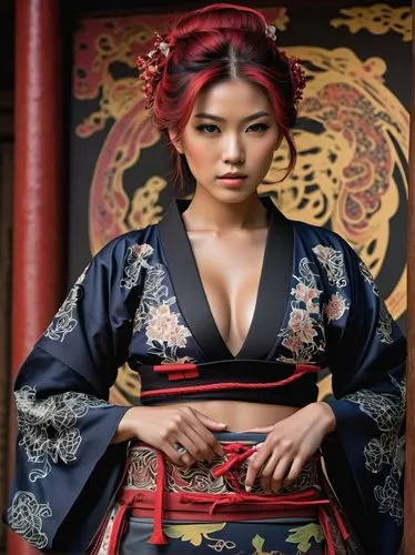 japanese woman,geisha,geisha girl,oriental girl,oriental princess,mukimono,kimono,asian woman,japanese,asian costume,katana,japanese doll,kimono fabric,samurai,asian girl,japanese idol,asian vision,japanese culture,asian,japanese patterns,Illustration,Realistic Fantasy,Realistic Fantasy 10