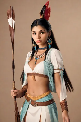 pocahontas,ancient costume,female warrior,warrior woman,asian costume,ancient egyptian girl,thracian,cleopatra,pyrrhula,traditional costume,tribal chief,aladha,jaya,american indian,maya,indian woman,ethnic dancer,ashitaba,feather headdress,indian