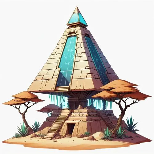 kharut pyramid,pyramid,pyramidal,mypyramid,step pyramid,pyramide,Illustration,Abstract Fantasy,Abstract Fantasy 11