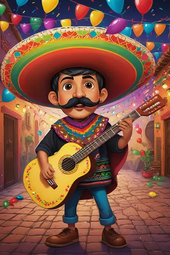 mariachi,miguel of coco,cinco de mayo,sombrero,mexican culture,pandero jarocho,mexican tradition,sombrero mist,mexican holiday,piñata,mexican,tex-mex food,mexican hat,mexican calendar,taco,mexican creeper,salsa,zunzuncito,mexican mix,mexican revolution,Illustration,Vector,Vector 02