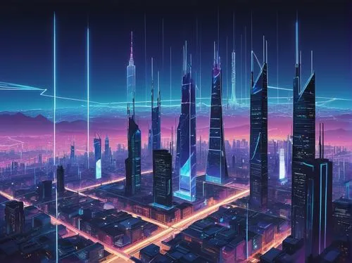 cybercity,cybertown,futuristic landscape,cyberport,cyberworld,coruscant,guangzhou,cityscape,skyreach,cyberia,metropolis,fantasy city,sky city,vanu,cyberpunk,megacorporation,megapolis,polara,megalopolis,futuristic,Illustration,Vector,Vector 03