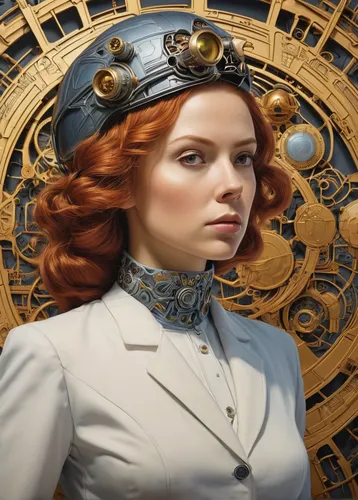 steampunk,clockmaker,clockwork,transistor,steampunk gears,watchmaker,sci fiction illustration,girl with a wheel,maureen o'hara - female,elizabeth i,golden ratio,horoscope libra,female doctor,librarian,head woman,cg artwork,katniss,victorian lady,cog,queen anne,Illustration,Retro,Retro 24