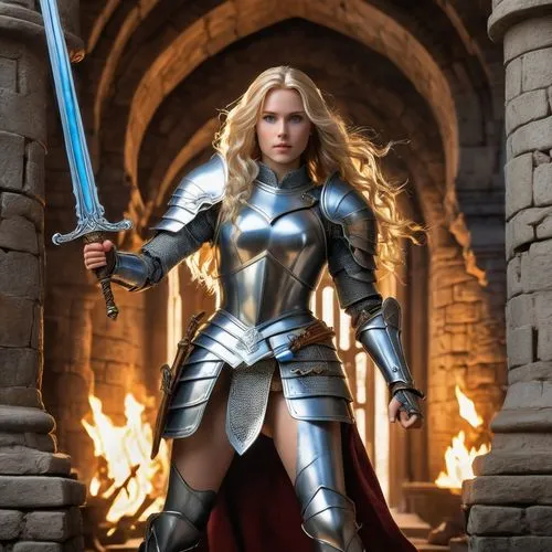 sandahl,female warrior,glorfindel,joan of arc,sigyn,swordswoman,krietor,elspeth,claymore,mordred,elendil,cirta,jaina,ellinor,paladin,aegon,elona,thunderer,thundra,gwenllian,Unique,3D,Garage Kits