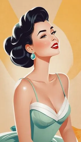 retro 1950's clip art,retro pin up girl,pin-up girl,pin up girl,retro pin up girls,retro woman,Illustration,Vector,Vector 01