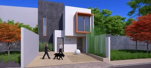 modern house,landscape design sydney,smart house,garden design sydney,3d rendering,sketchup,Photography,General,Realistic