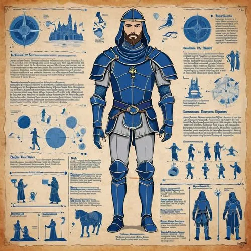 manannan,knight armor,aquanaut,xiahou,eddard,porthos,heavy armour,vector infographic,blackwall,leonides,atreides,hetman,arthurian,armors,randor,protective suit,caeruleus,protective clothing,blueprint,legionary,Unique,Design,Infographics