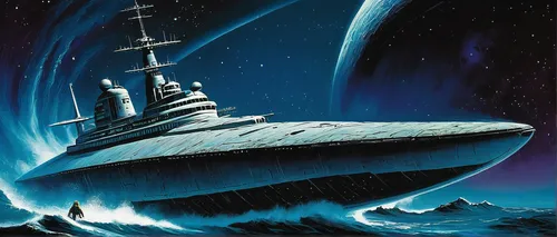 sea fantasy,star ship,battlecruiser,victory ship,naval architecture,usn,kriegder star,nautilus,heliosphere,triton,dreadnought,troopship,ship releases,sci fiction illustration,voyager,light cruiser,ship of the line,atlantis,mariner,auxiliary ship,Conceptual Art,Sci-Fi,Sci-Fi 14