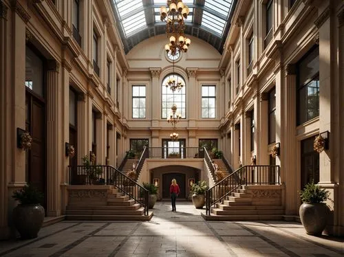 atriums,entrance hall,glyptotek,louvre,hallway,carreau,kelvingrove,teylers,cochere,archly,neoclassical,corridors,nostell,threadneedle,musée d'orsay,louvre museum,foyer,staircase,gallerie,ryswick