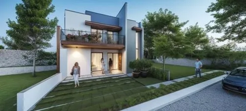 modern house,fresnaye,3d rendering,vivienda,landscape design sydney,cubic house