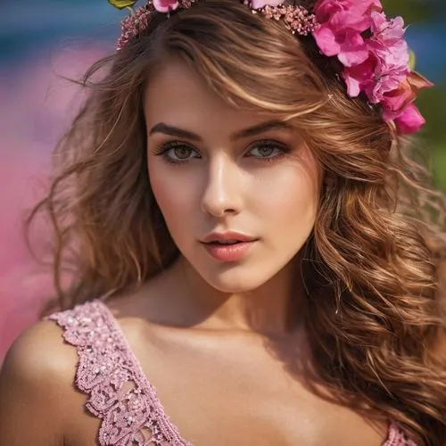 beautiful girl with flowers,flower hat,floral,floral wreath,ksenia,colorful floral,vintage floral,yelizaveta,spring crown,pink beauty,girl in flowers,yulia,spiridonova,polina,valeriya,kseniya,pink flowers,evgenia,olesya,evgeniya,Photography,General,Commercial