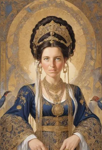 synagogal,theodora,timoshenko,portrait of a girl,principessa,the prophet mary