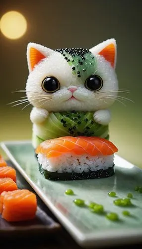 sushi art,sushi,sushi roll,sushi rolls,sushi roll images,nigiri,sushi plate,sushi japan,salmon roll,sashimi,sushi set,japanese cuisine,california roll,kawaii food,nori,fish roll,fugu,cat food,tofu skin roll,asian cuisine,Illustration,Abstract Fantasy,Abstract Fantasy 06