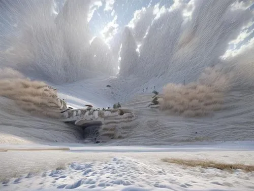 wave rock,shorebreak,wind machine,wind wave,big wave,ice cave,snowdrift,geysers del tatio,big waves,tidal wave,infinite snow,salt harvesting,vortex,force of nature,spume,vapors over grand prismatic spring,water waves,crashing waves,interstellar bow wave,steelwool