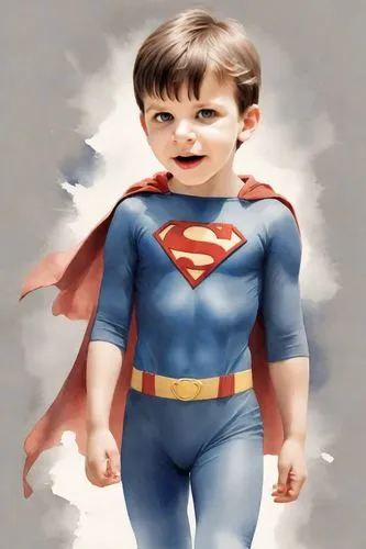 superboy,super man,superman,supes,superman logo,supernanny,Digital Art,Watercolor